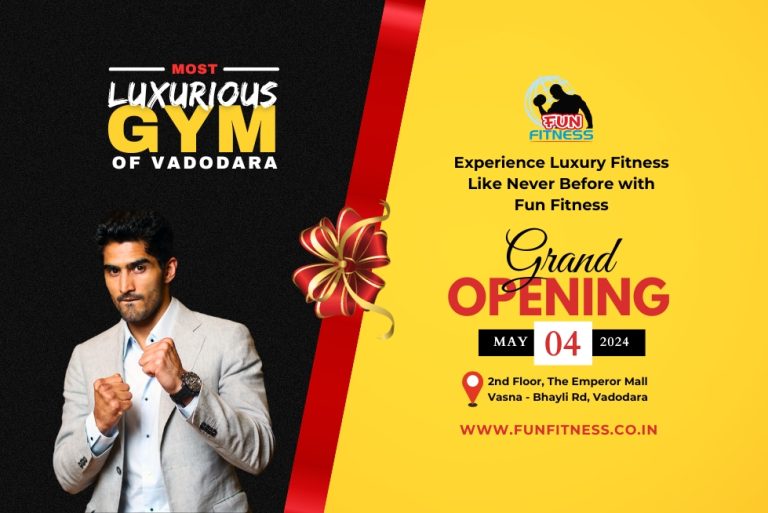 Experience Luxury Fitness Like Never Before with Fun Fitness Most Luxury Gym in Vadodara